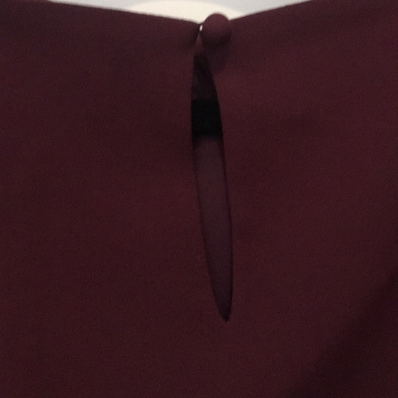 Burgundy Wine Blouse Isaac Mizrahi NYC - Picture 3 of 7